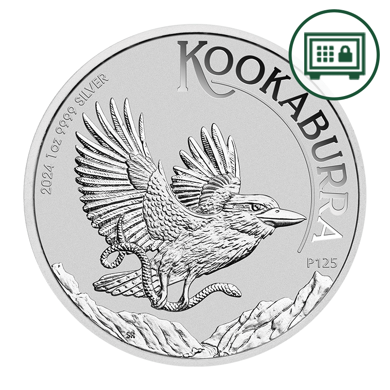 Buy 1 oz Silver Australian Kookaburra (2024) - Secure Storage